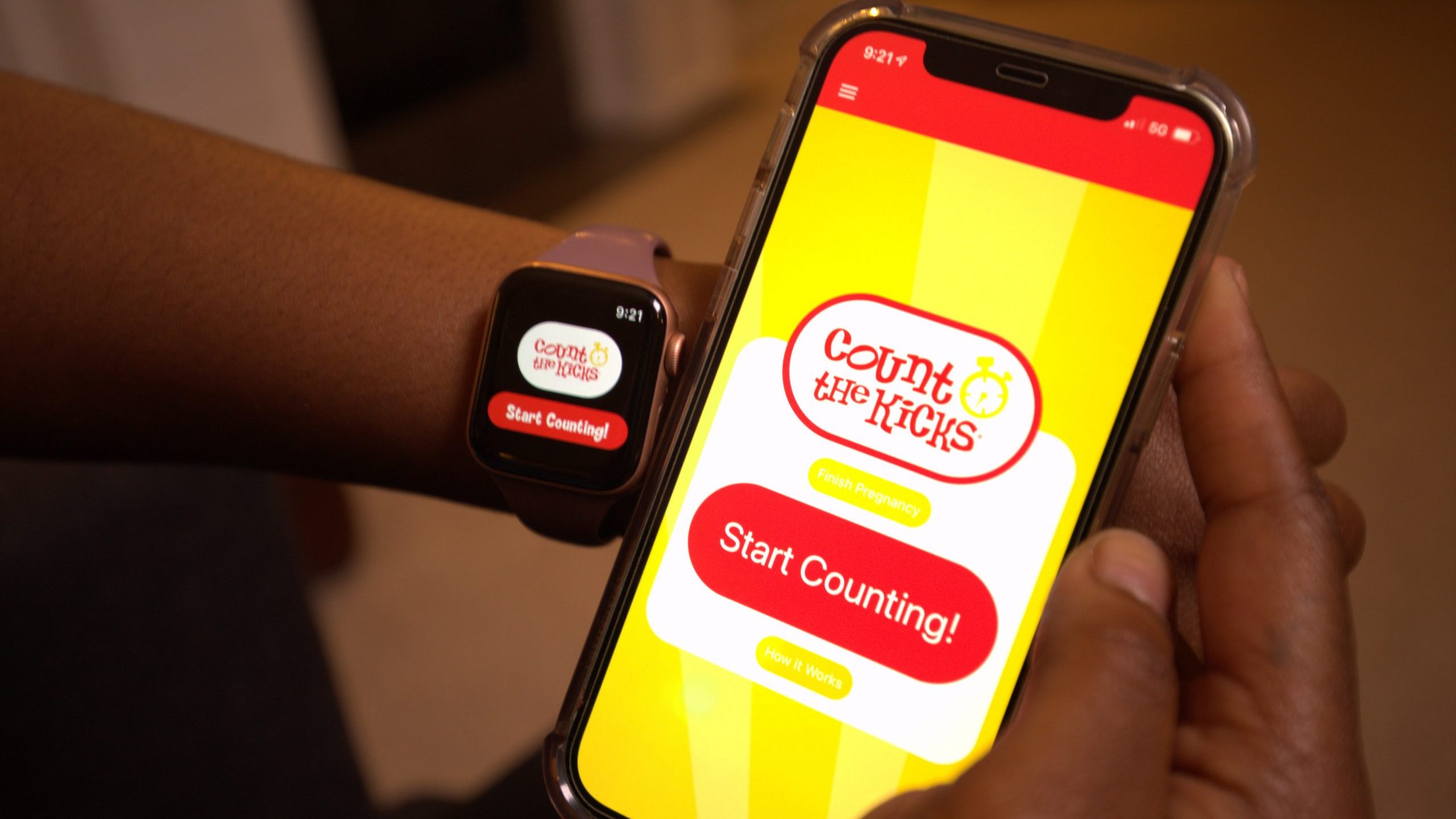 <em>Count the Kicks</em> App is Available on Apple Watch