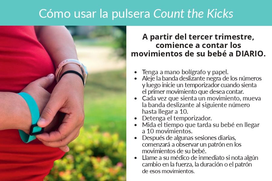 Count the Kicks Wristbands (Spanish) – VA