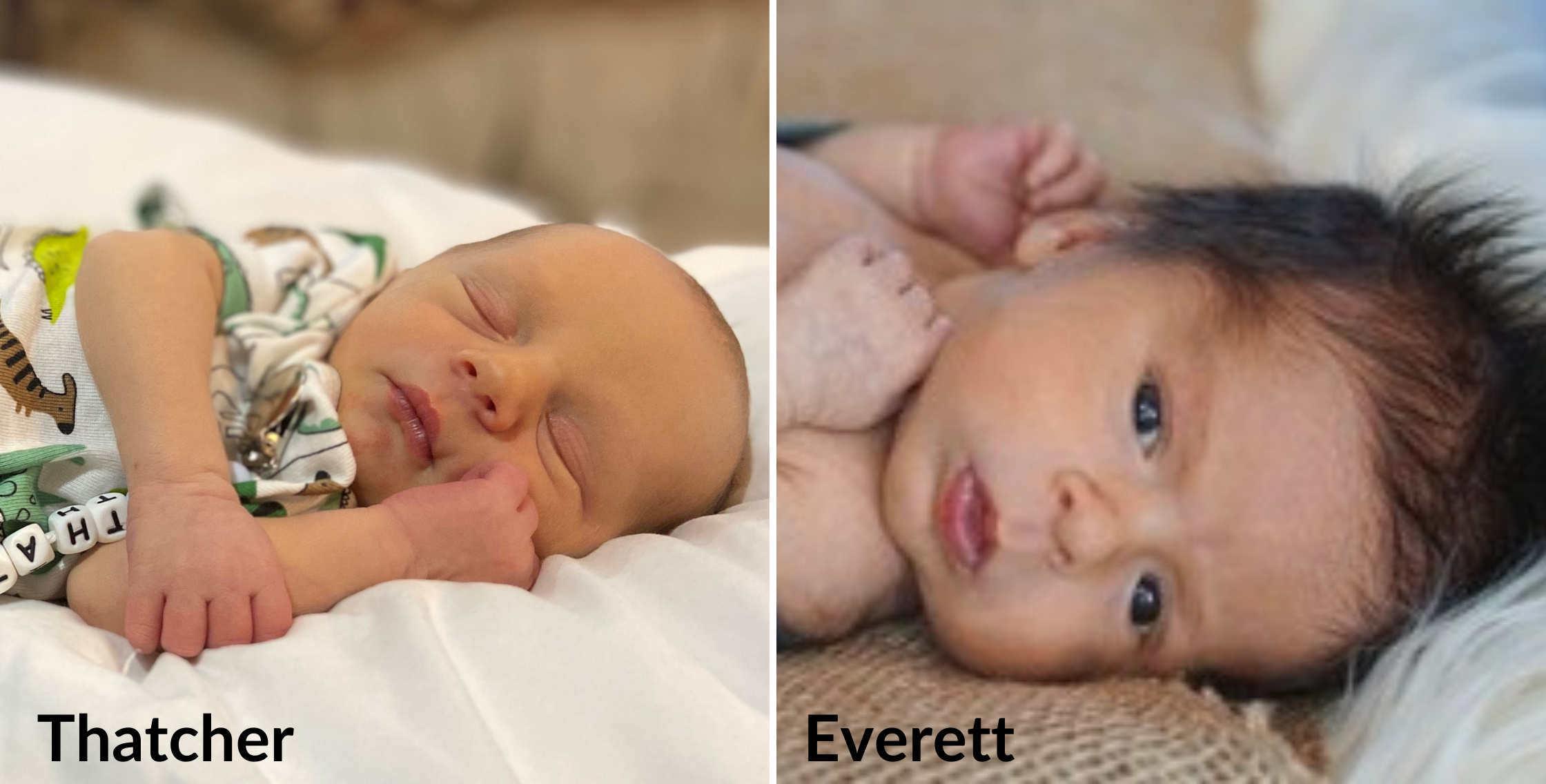 Meet Everett and Thatcher, two babies saved during COVID-19 pandemic